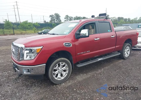 2017 Nissan Titan Xd Sl Gas z USA, uszkodzony, nr VIN 1N6AA1F43HN500442